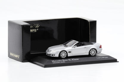 1:43 Minichamps Mercedes-Benz 500 SL-Class 2007 R230 silber