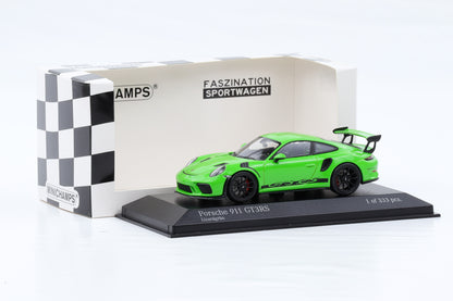 1:43 Minichamps Porsche 911 991.2 GT3 RS 2018 lizardgrün schwarze Felgen