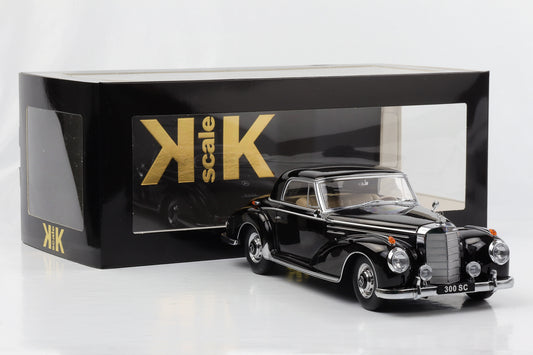 1:18 KK-Scale Mercedes-Benz 300 SC Coupe 1955 schwarz KKDC180831 diecast