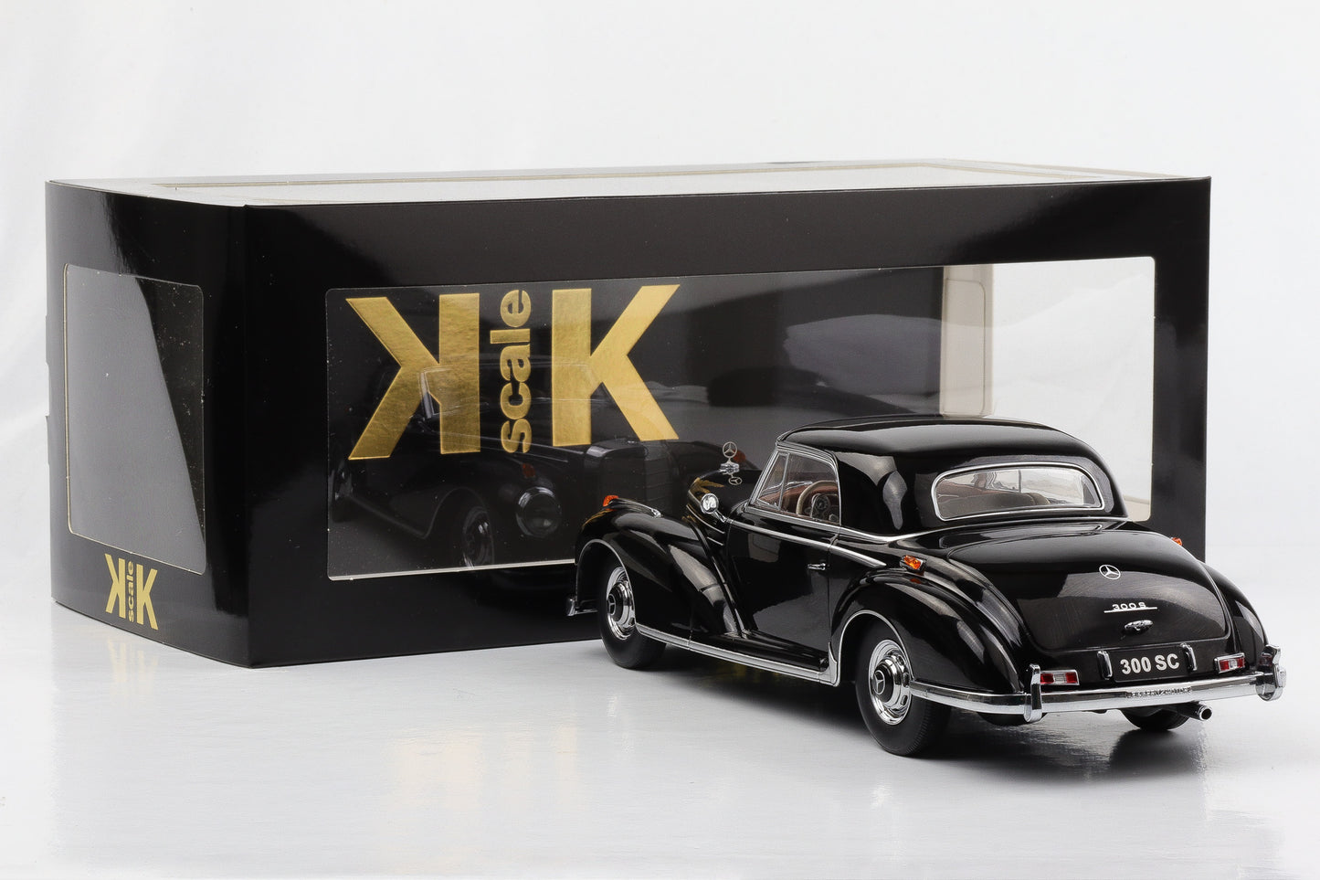 1:18 KK-Scale Mercedes-Benz 300 SC Coupe 1955 schwarz KKDC180831 diecast