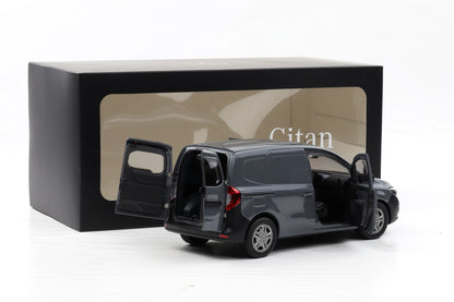 1:18 NZG Mercedes-Benz Citan W420 Kastenwagen Kombi Magnetitgrau Dealer