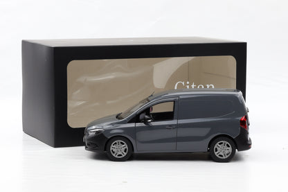 1:18 NZG Mercedes-Benz Citan W420 Kastenwagen Kombi Magnetitgrau Dealer