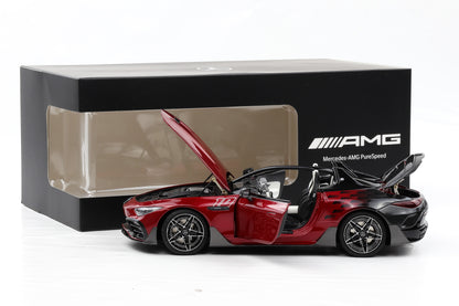 1:18 NZG Mercedes-Benz AMG Pure Speed Le-Mans-Rot 4,0 V8 BITURBO Limited