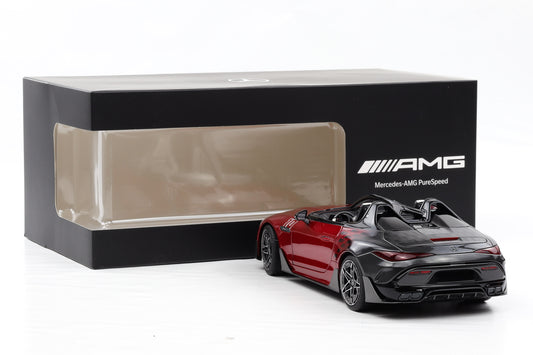 1:18 NZG Mercedes-Benz AMG Pure Speed Le-Mans-Rot 4,0 V8 BITURBO Limited