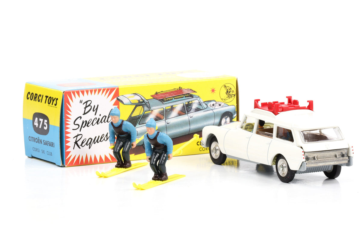 Corgi Model Club Toys Citroen Safari Corgi Ski Club Figur 1:48 Nr. 475 Repro