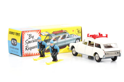 Corgi Model Club Toys Citroen Safari Corgi Ski Club Figur 1:48 Nr. 475 Repro