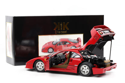 1:12 Ferrari F40 Supersportwagen 1987 / 1992 rot opening parts KK Scale