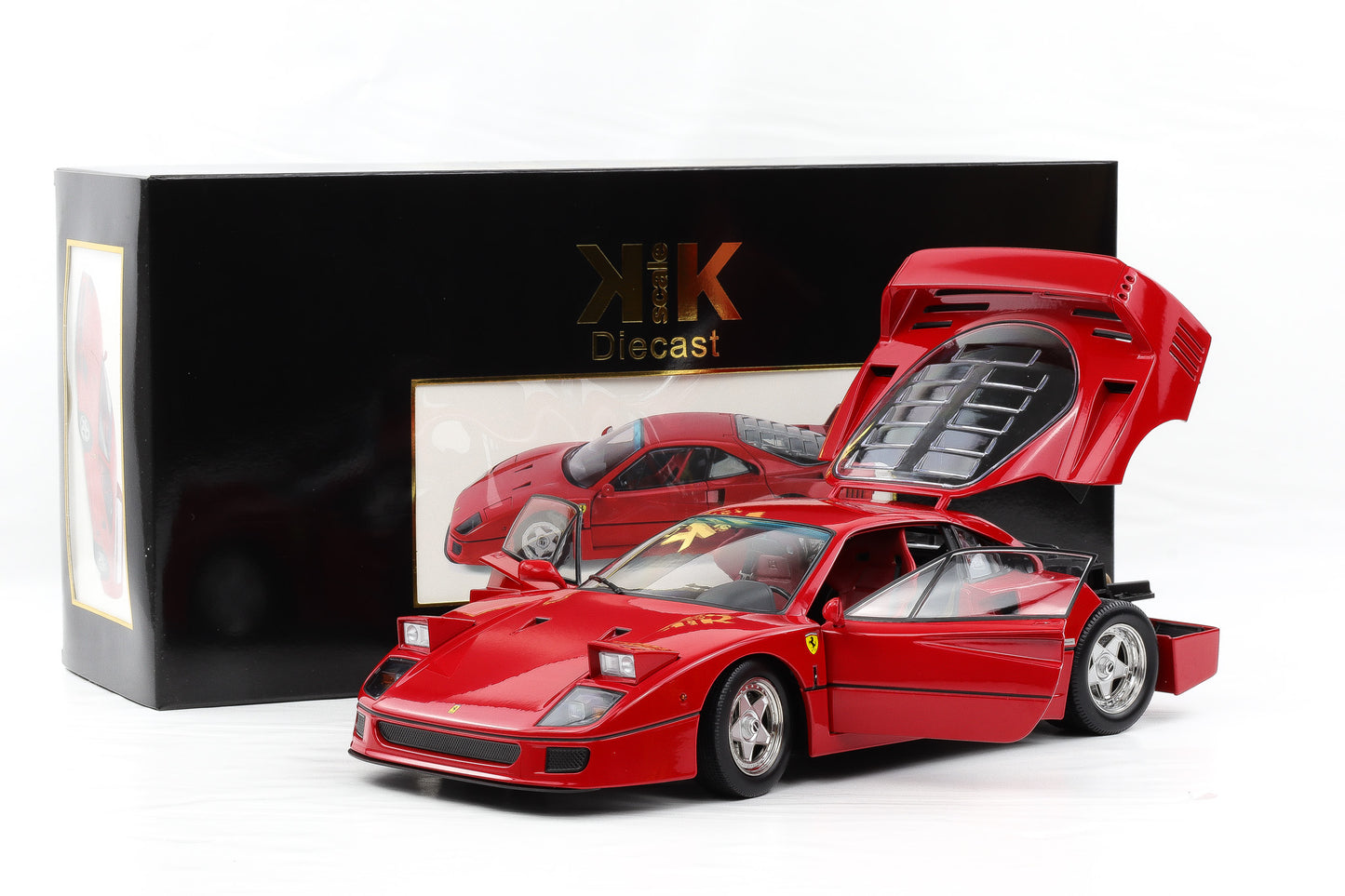 1:12 Ferrari F40 Supersportwagen 1987 / 1992 rot opening parts KK Scale