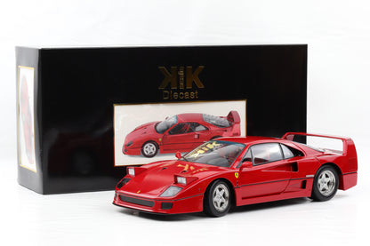 1:12 Ferrari F40 Supersportwagen 1987 / 1992 rot opening parts KK Scale