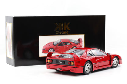 1:12 Ferrari F40 Supersportwagen 1987 / 1992 rot opening parts KK Scale