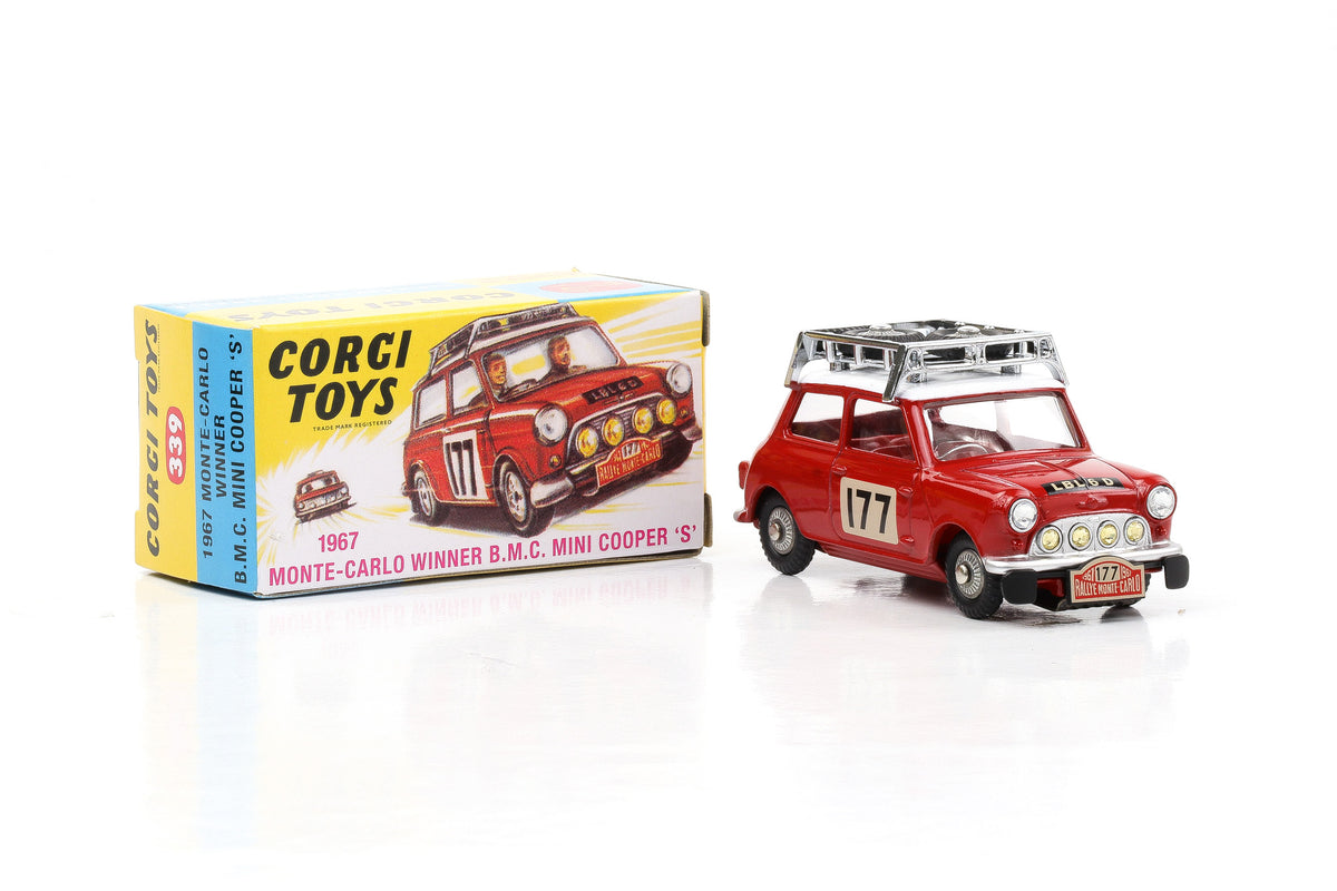 Corgi Model Club Toys Mini Cooper S #177 Sieger Rallye Monte Carlo 1976 Nr. 339 Repro