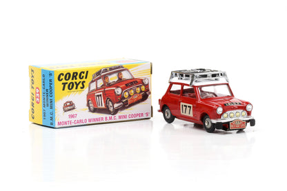 Corgi Model Club Toys Mini Cooper S #177 Sieger Rallye Monte Carlo 1976 Nr. 339 Repro