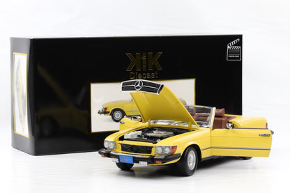 1:12  Mercedes-Benz 450 SL R107 US 1979 gelb TV-Serie "Hart aber Herzlich" KK-Scale