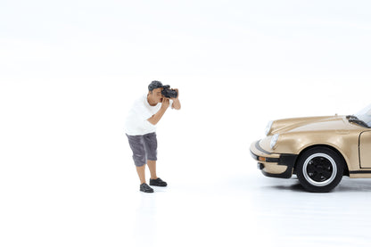 1:24 Figur Photographers Fotograf Figuren Mann American Diorama 38312