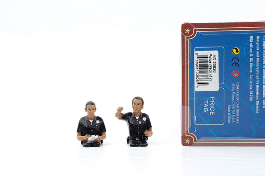 1:24 Figur Fahrer Set Police Figuren American Diorama 23826