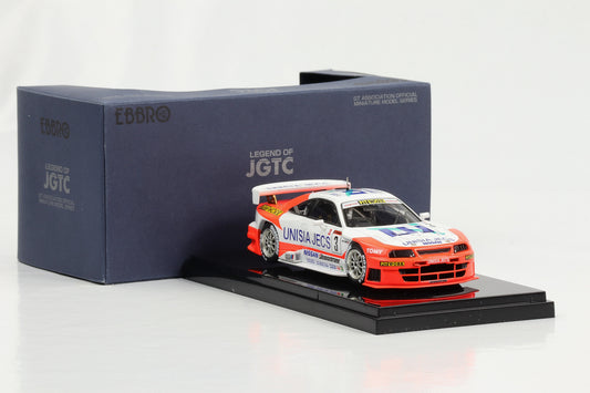 1:43 Ebbro Unisa JECS Nissan Skyline R33 JGTC 1998 #3 M. Hasemi T Tanaka diecast