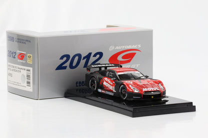 1:43 Ebbro Motul Autech Nissan GT-R SGT500 2012 Okayama test diecast