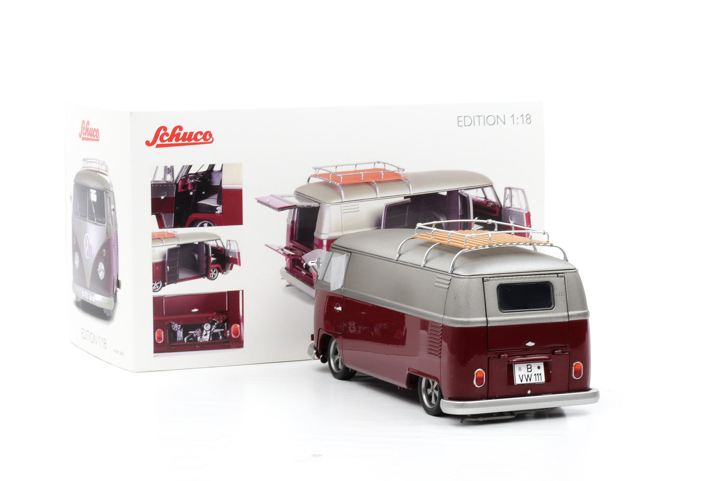 1:18 Schuco VW Volkswagen T1b Lowrider Bus Kastenwagen 450045600