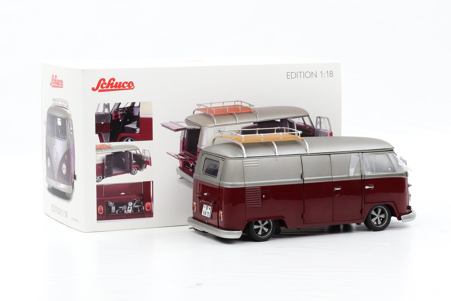 1:18 Schuco VW Volkswagen T1b Lowrider Bus Kastenwagen 450045600
