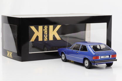 1:18 KK-Scale VW Scirocco I GTI Sportcoupe 1976 MK1 blau metallic 1:18 diecast