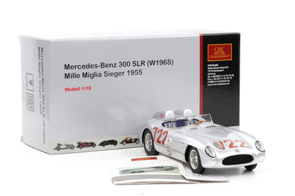 1:18 CMC Mercedes-Benz 300 SLR W19S Mille Miglia Sieger 1955 M066