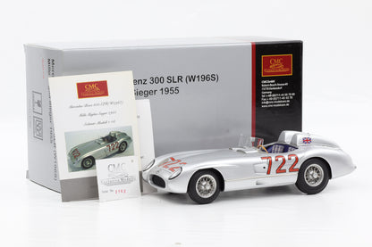 1:18 CMC Mercedes-Benz 300 SLR W19S Mille Miglia Sieger 1955 M066
