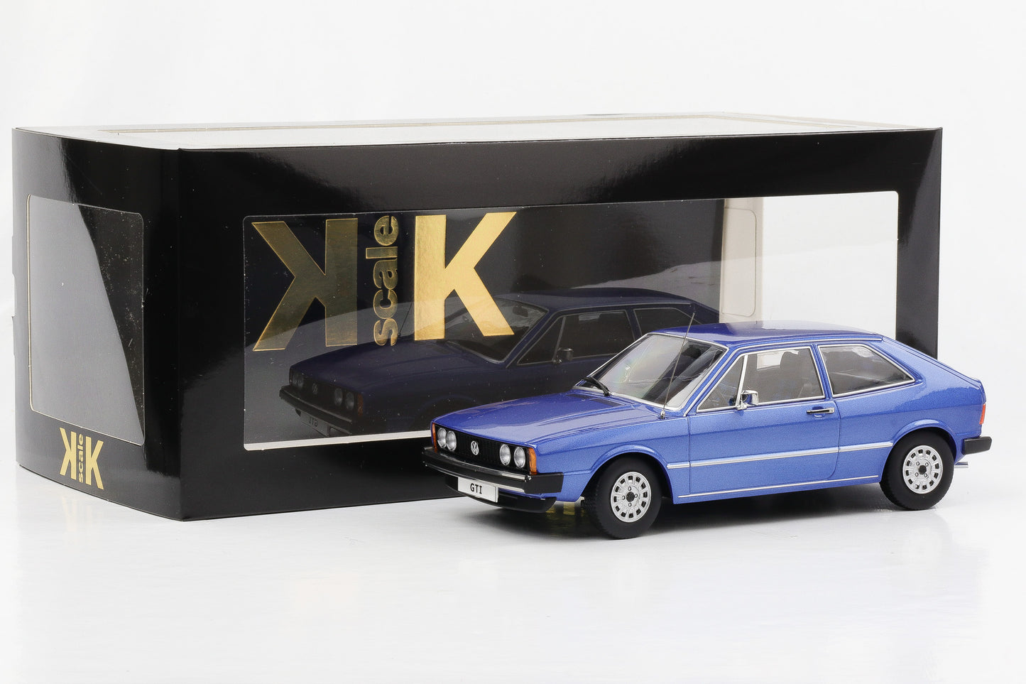 1:18 KK-Scale VW Scirocco I GTI Sportcoupe 1976 MK1 blau metallic 1:18 diecast