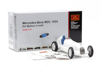 1:18 CMC Mercedes-Benz W25 1934 Mythos in weiss M-065