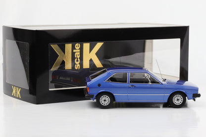 1:18 KK-Scale VW Scirocco I GTI Sportcoupe 1976 MK1 blau metallic 1:18 diecast