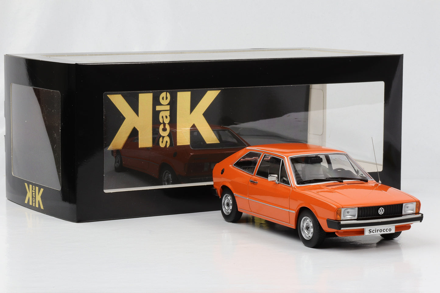 1:18 KK-Scale VW Scirocco L Sportcoupe 1975 MK1 orange 1:18 diecast