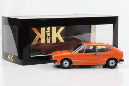 1:18 KK-Scale VW Scirocco L Sportcoupe 1975 MK1 orange 1:18 diecast