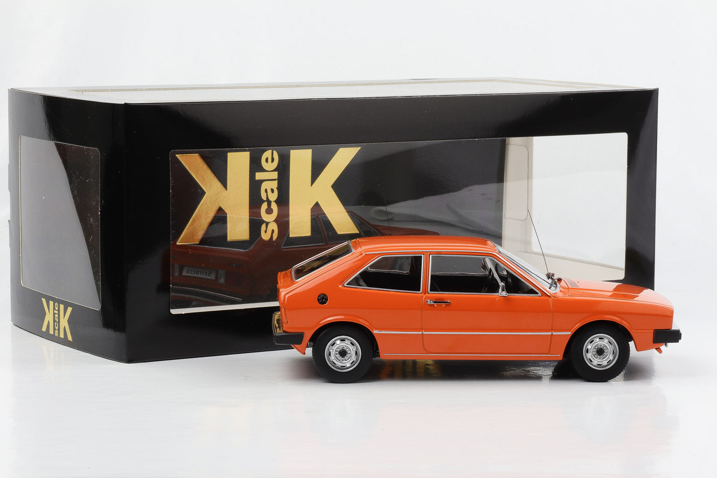 1:18 KK-Scale VW Scirocco L Sportcoupe 1975 MK1 orange 1:18 diecast