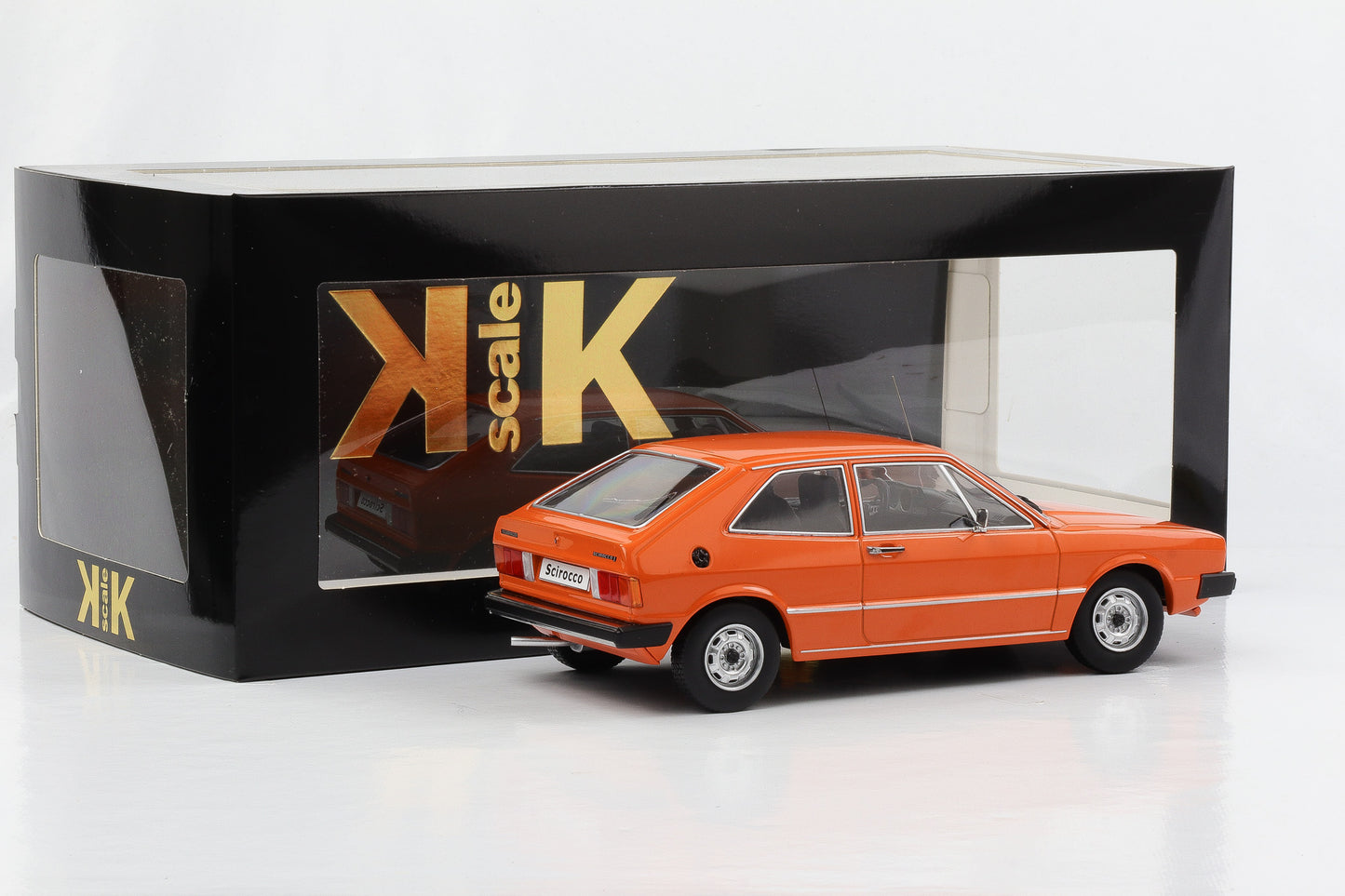 1:18 KK-Scale VW Scirocco L Sportcoupe 1975 MK1 orange 1:18 diecast