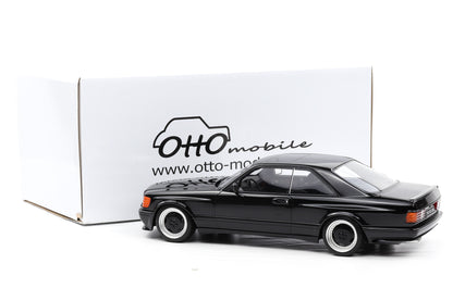 1:18 OTTOmobile 560 SEC AMG C126 wide body black 1987 OT187