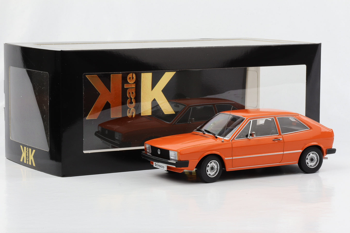 1:18 KK-Scale VW Scirocco L Sportcoupe 1975 MK1 orange 1:18 diecast