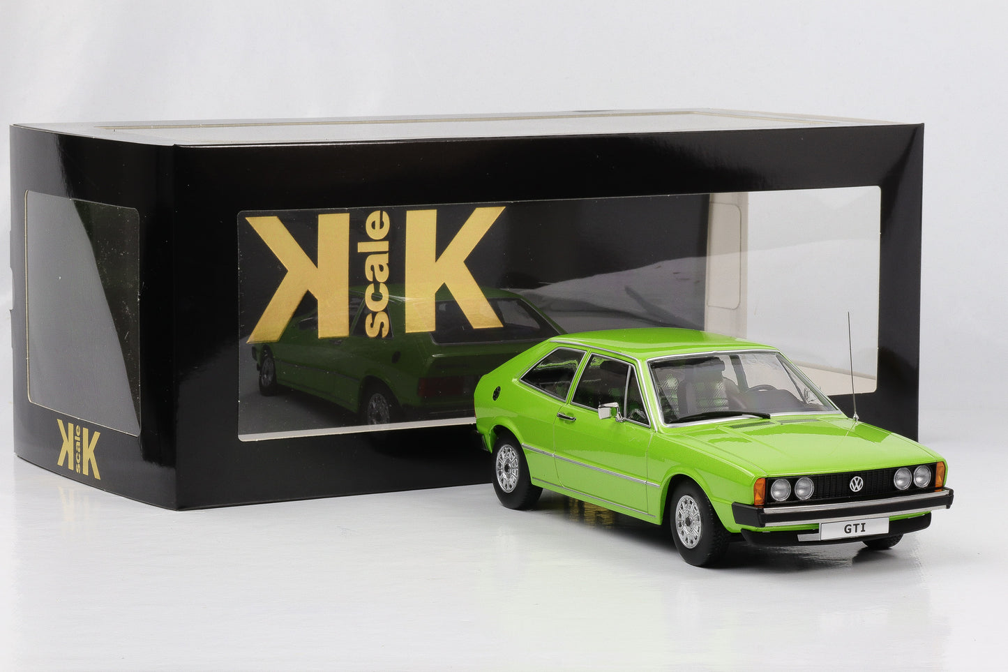 1:18 KK-Scale VW Scirocco I GTI Sportcoupe 1976 MK1 hellgrün metallic 1:18 diecast