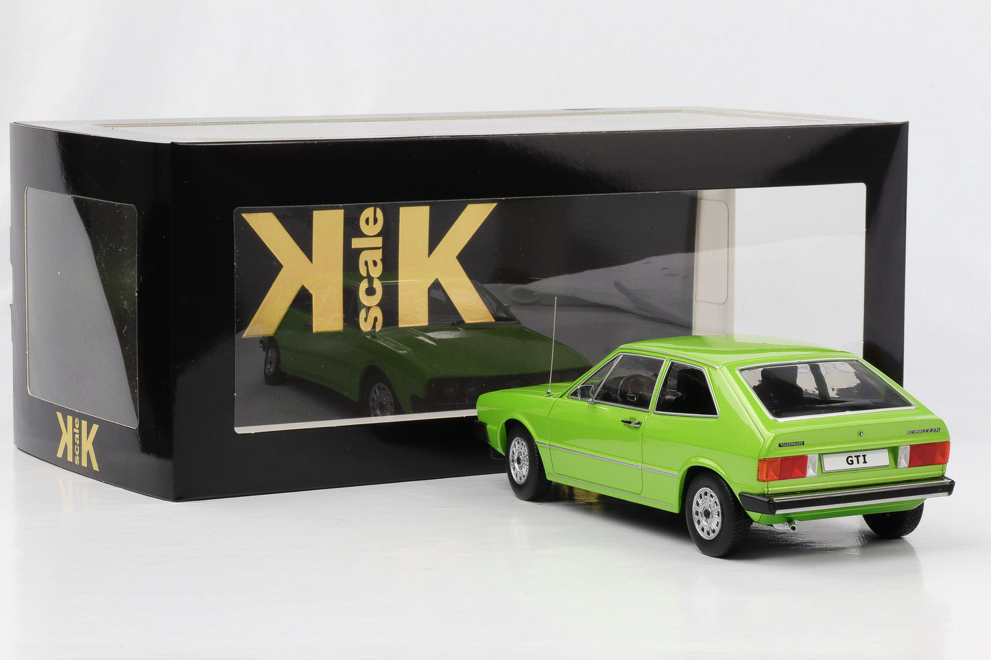 1:18 KK-Scale VW Scirocco I GTI Sportcoupe 1976 MK1 hellgrün metallic 1:18 diecast