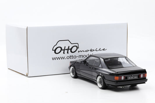 1:18 OTTOmobile 560 SEC AMG C126 wide body black 1987 OT187