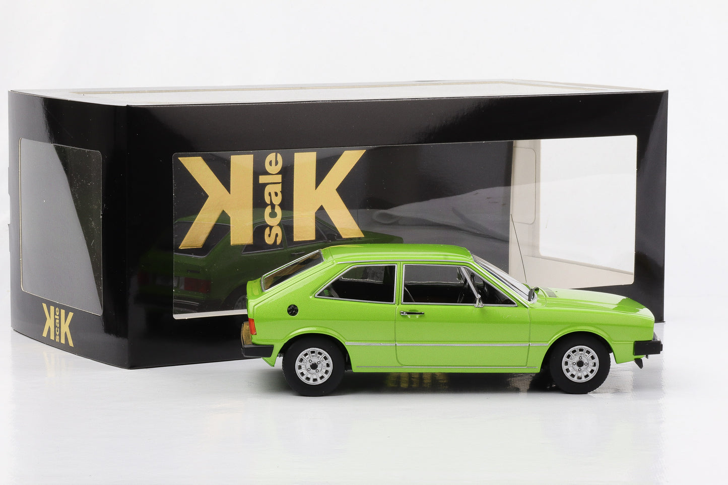 1:18 KK-Scale VW Scirocco I GTI Sportcoupe 1976 MK1 hellgrün metallic 1:18 diecast