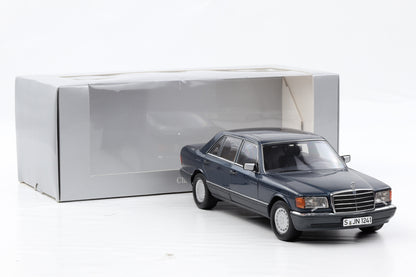 1:18 Norev Mercedes-Benz 560 SEL S-Klasse W126 surfblau metallic 1991 Dealer