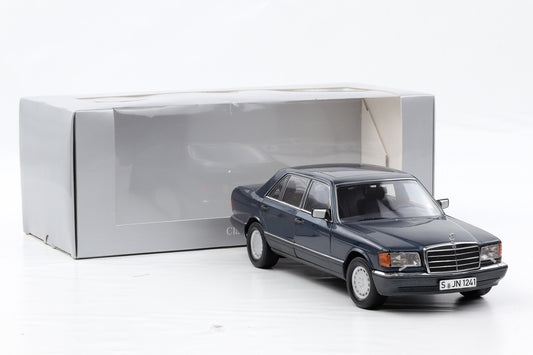 1:18 Norev Mercedes-Benz 560 SEL S-Klasse W126 surfblau metallic 1991 Dealer