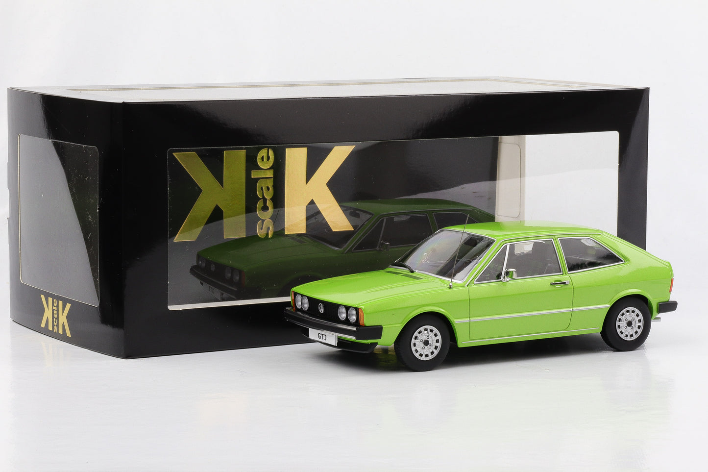 1:18 KK-Scale VW Scirocco I GTI Sportcoupe 1976 MK1 hellgrün metallic 1:18 diecast