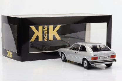 1:18 KK-Scale VW Scirocco L Sportcoupe 1975 MK1 silber 1:18 diecast