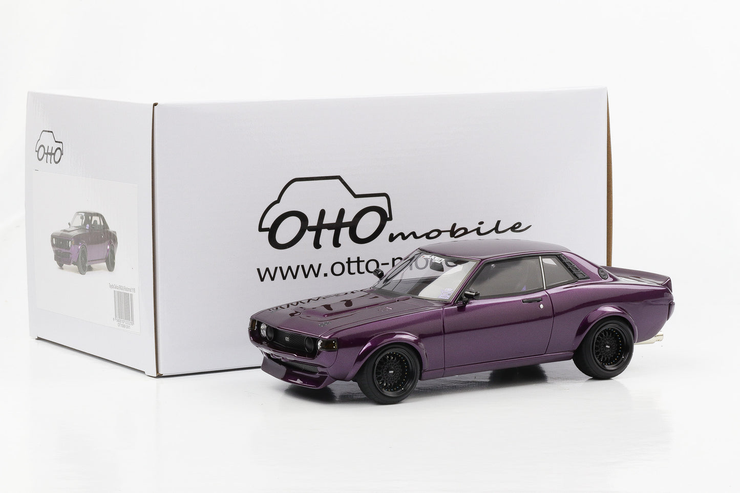 1:18 OTTO mobile OT1089 Toyota Celica RA24 Restomod Midnight purple 2015 Resin