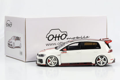 1:18 OTTO mobile OT1050 VW Golf VII 7 GTI OETTINGER pure white 2019 resin