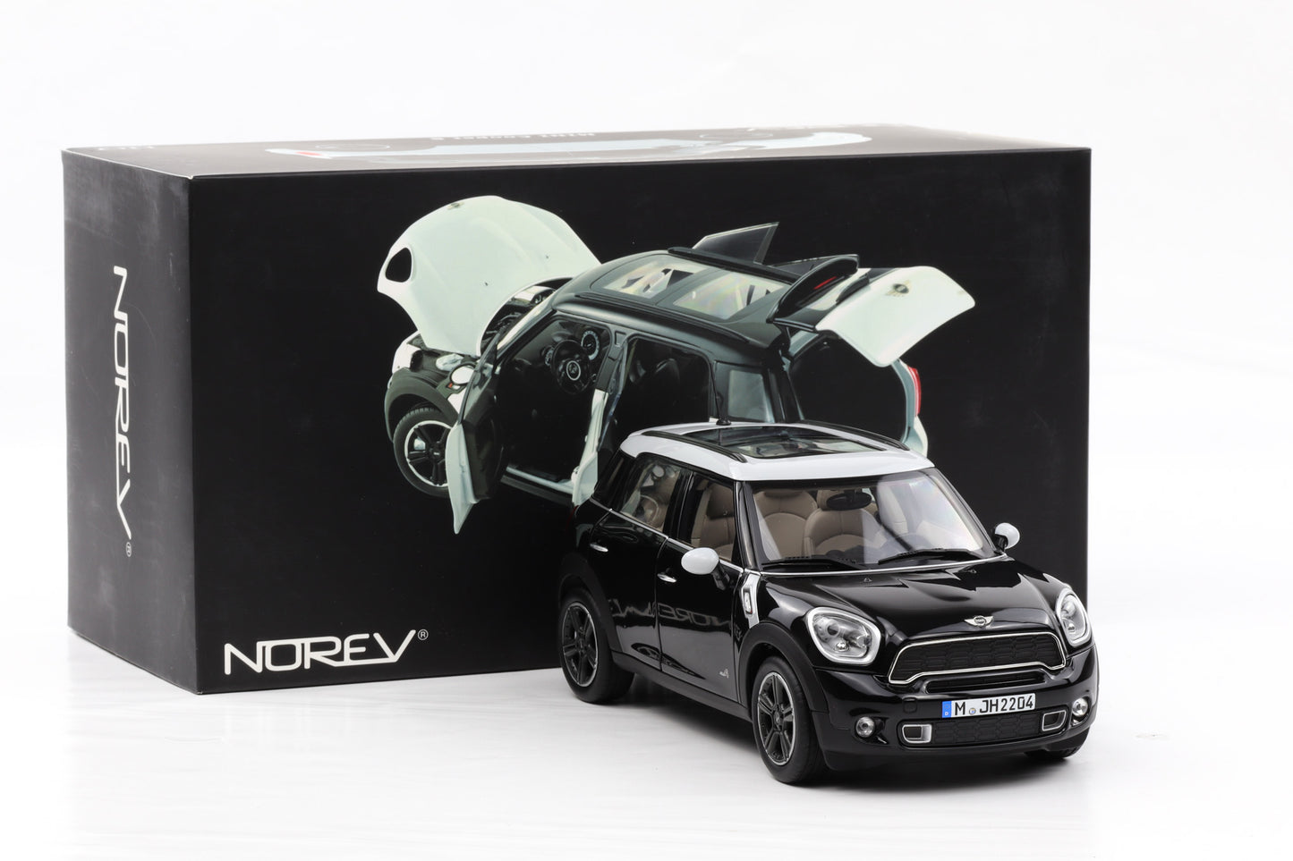 1:18 Norev Countryman Mini Cooper S schwarz full opening 183100
