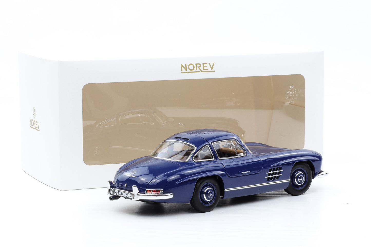 1:18 Norev Mercedes-Benz 300 SL W198 1954 blau full opening 183852