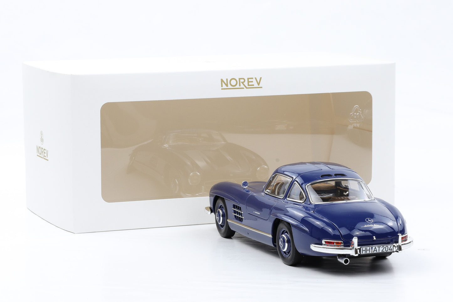 1:18 Norev Mercedes-Benz 300 SL W198 1954 blau full opening 183852