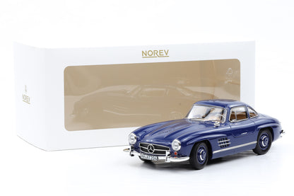 1:18 Norev Mercedes-Benz 300 SL W198 1954 blau full opening 183852