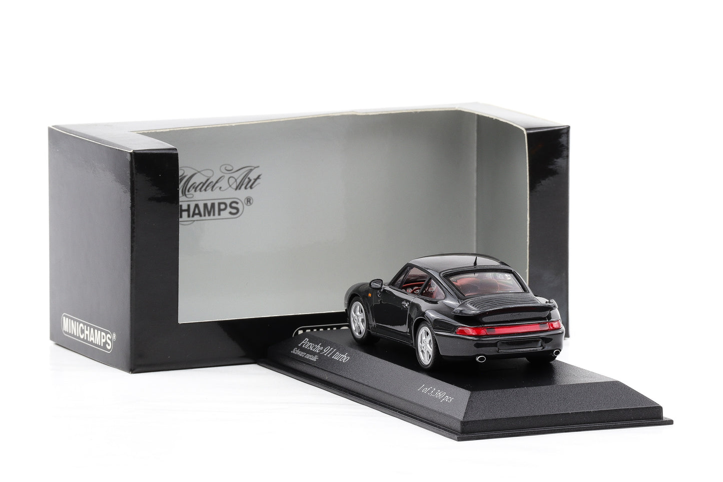 1:43 Minichamps Porsche 911 993 turbo 1995 schwarz-metallic 430 069209